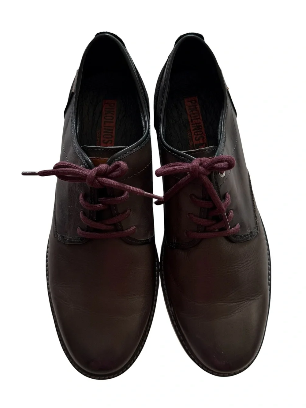 Pikolinos Glasgow Oxford Shoes Brown Leather Mens Eu Size 46 U.S Size 13